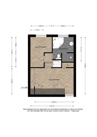 Floorplan - Rielerweg 79, 7416 ZB Deventer